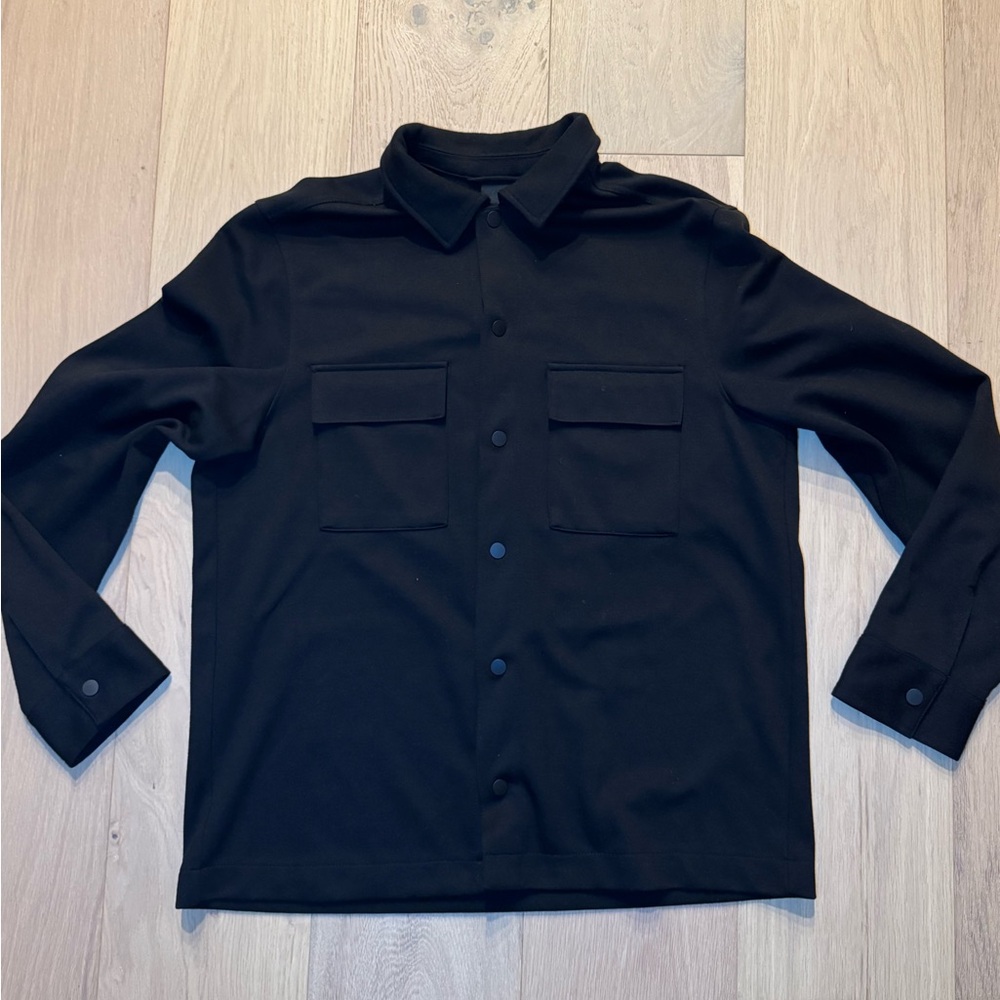 H&M Men's Black Button-Up Jacket
